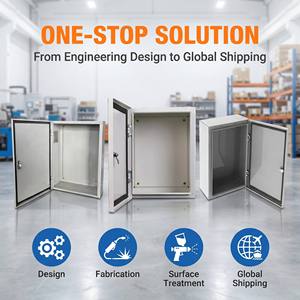 <span class=keywords><strong>Armoire</strong></span> électrique en alliage d'aluminium étanche IP65/IP66/IP67 TZR personnalisée pour équipements et compteurs électroniques - Product Image 4