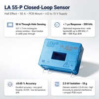 LEM LA 55-P Sensor Arus Efek Hall Loop Tertutup LA55-P/SP23 PCB Pemasangan Melalui Lubang 250 kHz Transduser Arus Penggerak Motor