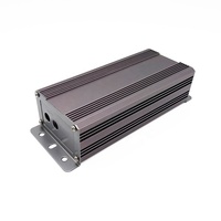 Boîtier de serveur Mini-ITX de haute qualité, tour moyenne, châssis en aluminium avec port USB frontal, ATX, refroidissement par eau, en stock, panneau latéral avec fenêtre