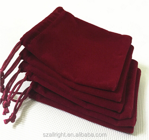 Indian Wedding Favor Velvet Embossed <b>Drawstring</b> Gift Bag <b>Pouches</b> Biodegradable for Shoes Clothing Fur Socks Customizable - Product Image 3