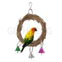 Jouets pour perroquets en dropshipping d'usine, ensemble de jouets en corde pour perroquets, accessoires d'entraînement pour oiseaux de compagnie, jouet pour oiseaux//