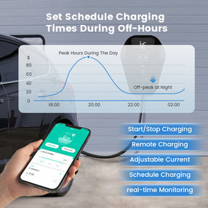 OCPP2.0.1 Chargeur UL niveau 2 EV Type 1 Chargeur AC pour voiture <span class=keywords><strong>électrique</strong></span> 7kW 32a <span class=keywords><strong>Wallbox</strong></span> V2G V2H Station de charge EV commerciale - Product Image 5