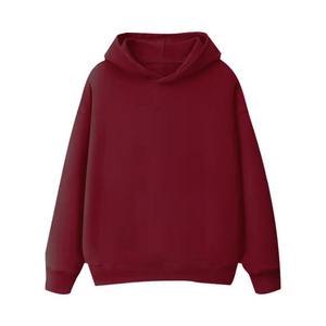 Sudadera con Capucha de Felpa Sólida de 420g, Estampado Ligero en Serigrafía, Bordado, SIN Bolsillo, Talla XL con Aplique de Toalla Bordada - Product Image 3