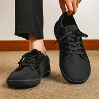 Chaussures décontractées d'été respirantes en maille tissée pour hommes et femmes, grandes tailles, options plates ou ajustées, style pieds nus, pour le commerce transfrontalier