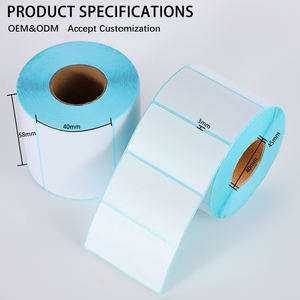 Échantillons Gratuits Sans BPA 2x3 Pouces 125gsm 100x150mm Étiquette Thermique Autocollante pour Suivi Logistique - Product Image 6