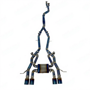 Gran oferta, Catback de <span class=keywords><strong>escape</strong></span> de aleación de titanio para <span class=keywords><strong>BMW</strong></span> M3 <span class=keywords><strong>M4</strong></span> G80 G82 S58 3,0 T, silenciador de <span class=keywords><strong>escape</strong></span> de coche, proceso azul horneado para <span class=keywords><strong>BMW</strong></span> - Product Image 1