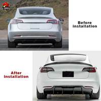 Diffuseur arrière en fibre de carbone style V pour Tesla Model 3 – Améliorez l'aspect de votre véhicule