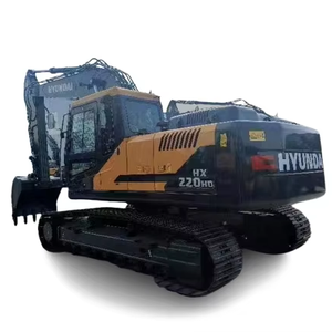 Precio bajo Original usado medio diesel Crawler motor HYUNDAI HX220HD excavadora con alto rendimiento a la venta - Product Image 1