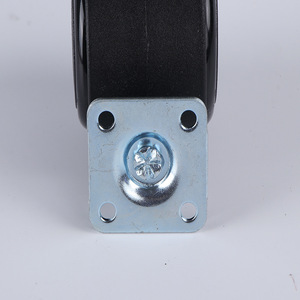 Ruedas para Silla de Oficina Kozo, Ruedas Planas Negras de 2 Pulgadas con Freno para Muebles - Product Image 2