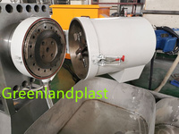 Machine de granulation par extrusion de déchets plastiques Greenlandplast 160 mm, ligne de pelletisation PP PE