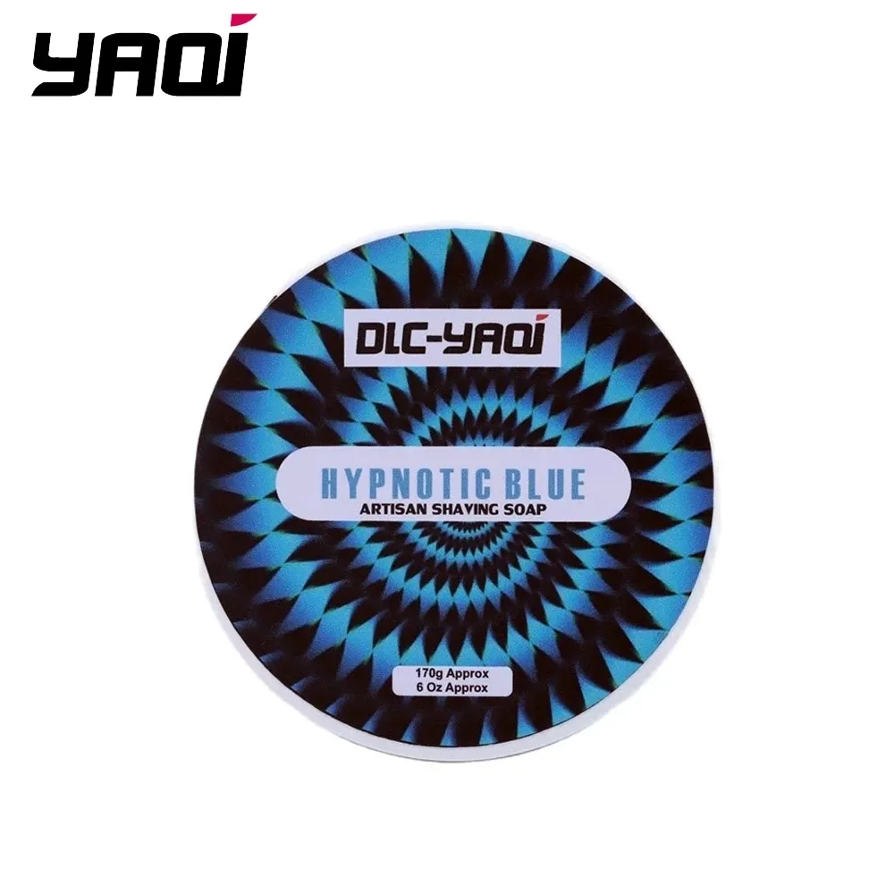 Yaqi Travel Size Men Shave Cream Sample Pack HYPNOTIC Blue Atisan Shaving Soap