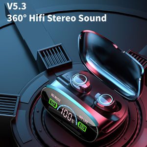 หูฟังเกมมิ่งไร้สาย M38 TWS แบบใส่ในหู คุณภาพเสียง HiFi พร้อมระบบตัดเสียงรบกวน ANC/ENC ไฟ LED กันน้ำ อุปกรณ์เสริมโทรศัพท์มือถือ หน้าจอแสดงผลดิจิตอล แบตเตอรี่ - Product Image 2
