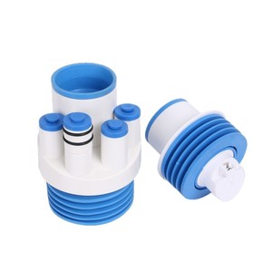 Raccord de vidange cinq voies en plastique anti-odeur pour lavabo et cuisine Zhianxin - Product Image 3