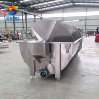 Système de pré-refroidissement spirale pour volailles, machine de refroidissement par immersion en acier inoxydable pour abattoir