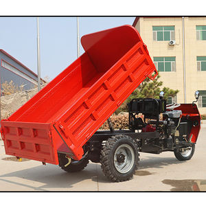 Bouwplaats Vervoer Aanhangwagen Ton Mijnbouw Vrachtwagen Driewieler Driewieler Driewieler Diesel Dump Gemotoriseerde Driewieler Vrachtwagen - Product Image 2