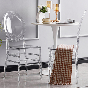 Silla transparente de cristal Napoleón para exteriores para <span class=keywords><strong>banquetes</strong></span> de <span class=keywords><strong>bodas</strong></span> <span class=keywords><strong>y</strong></span> hoteles, sólida con acrílico comercial para sala de estar - Product Image 3