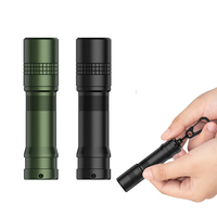 Lampe de poche rechargeable USB C en alliage d'aluminium 1200 lumens Lampe torche LED EDC étanche pour une utilisation en extérieur