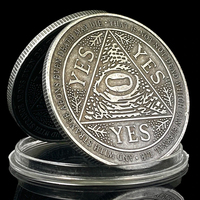 Pièces de monnaie antiques en métal estampé, pièces de décision 3D personnalisées avec boîtes