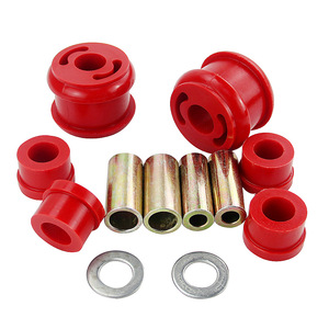 Bagues de bras de suspension avant Poyracing pour Subaru Impreza WRX 2008-2010, pièces de mise à niveau en caoutchouc rouge - Product Image 2