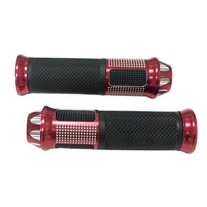 Poignées de guidon universelles en alliage d'aluminium de 7/8 pouces (22 mm) en caoutchouc souple pour motos et scooters - Product Image 2