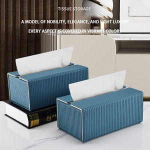 Portatovagliolo pieghevole magnetico a doppio lato con scatola di fazzoletti in PU addensato creativo per decorazione <span class=keywords><strong>da</strong></span> tavolo <span class=keywords><strong>da</strong></span> ristorante di casa Hotel - Product Image 3