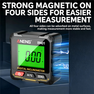 Inclinómetro Digital RN01, Nivel Automático, Regla de Ángulo Magnética de Cuatro Lados, Nivel Electrónico - Product Image 2