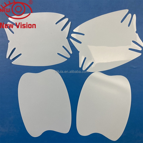 8 Pieces Reflective Warning Stickers for Universal Car Handle Protectors Scratch Films