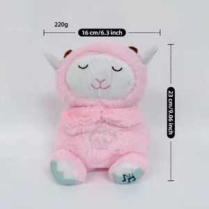 Oso Respirador con Luz LED, Peluche <span class=keywords><strong>de</strong></span> Algodón PP con Sonido, Peluche <span class=keywords><strong>de</strong></span> Nutria para Niños <span class=keywords><strong>de</strong></span> 14 Años en Adelante, Juguete <span class=keywords><strong>de</strong></span> Peluche que Induce al Sueño - Product Image 4