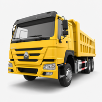 Camion benne Sinotruk HOWO 7 6x4 d'occasion fiable, 371 CV, poids lourd, 10 roues, pour la construction