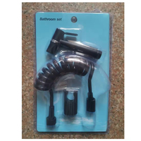 FSH OEM al por mayor, moderno pulverizador de bidé de mano de acero inoxidable 304 ecológico, set de shattaf musulmán para limpieza de inodoros y cocinas