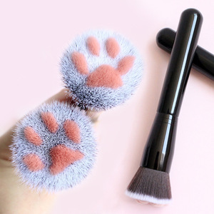 Brocha de Maquillaje Plana para Base Líquida, con Logotipo Personalizado, de Pelo Sintético, para Aplicación de Base en Crema - Product Image 5