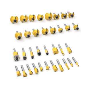 Juego de 35 brocas para enrutador de madera de carburo de tungsteno de 8mm para carpintería - Product Image 2