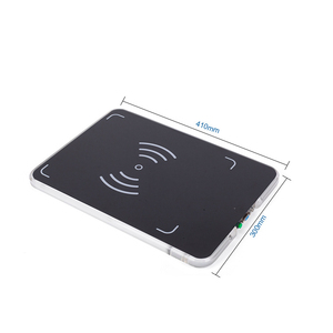 A buon mercato corto raggio RFID IC lettore di schede 13.56MHz con connettore USB per la scuola biblioteca libri inventario Desktop leggere e scrivere - Product Image 1