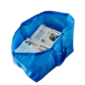 Grand <span class=keywords><strong>sac</strong></span> <span class=keywords><strong>de</strong></span> courses bleu en PP tissé, réutilisable, robuste, pour déménagement, courses, linge, <span class=keywords><strong>rangement</strong></span>, supermarché, <span class=keywords><strong>sac</strong></span> fourre-tout utilitaire - Product Image 1