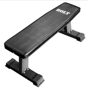 Panca piatta di qualità commerciale-imbottitura in schiuma ad alta densità + tappezzeria in vinile, ideale per palestre, studi e uso ad alta frequenza - Product Image 2