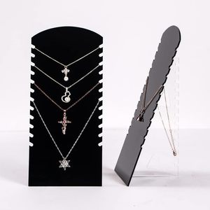 Custom Earrings Display Stand Jewelry Holder Acrylic Necklace Display Rack for Mall Display - Product Image 2