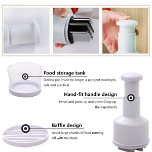 Kitchen Gadget Manual Press Garlic Vegetable Chopper Cutter Multi-function Vegetable <b>Chopping</b> <b>Machine</b> Onion Cutter - Product Image 4
