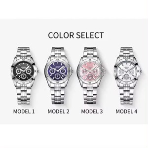 Relojes <span class=keywords><strong>LONGBO</strong></span> 8342 para Mujer, Relojes de Regalo Resistentes al Agua con Movimiento de Cuarzo Japonés, Relojes de Acero Inoxidable con Cristal para Mujer, 3 Esferas Pequeñas, 29 mm de Diámetro - Product Image 2