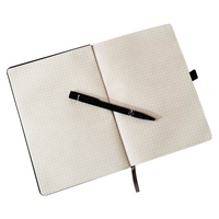 Coffret Cadeau d'Affaires de Luxe : Journal/Agenda en Cuir PU Vintage à Couverture Rigide et Stylo, Ensemble Carnet à Feuillets Amovibles