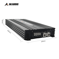 AK-DG6 professionnel 1 CH classe D bloc Mono 6000W RMS gamme d'amplificateur de voiture amplificateur Audio Mono haute puissance, amplificateur à un canal