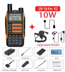 Nuevo Walkie-Talkie <span class=keywords><strong>Baofeng</strong></span> UV-16 Pro 2026, Resistente al Agua IP68, Potente Radio CB <span class=keywords><strong>UV16</strong></span>, Transceptor de Doble Banda, Intercomunicador de 50KM - Product Image 6