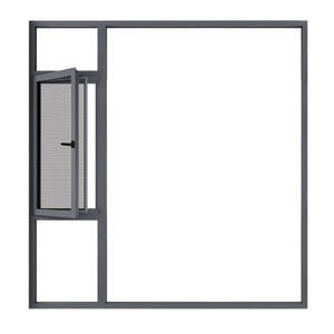 Fenêtres à battants <span class=keywords><strong>en</strong></span> aluminium haute performance |   Ventilation supérieure, rupture thermique, insonorisation, idéal pour les résidences et les commerces - Product Image 1