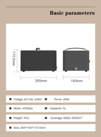 Crearoma 5L grand diffuseur de désodorisant Super grand distributeur d'arômes automatique HVAC pour la ventilation de zone élevée avec contrôle APP