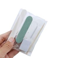 Meilleure vente kit de soin des ongles professionnel 5-en-1 ensemble de pédicure jetable 5 pièces outils de manucure boîte en plastique accessoires de soin des pieds