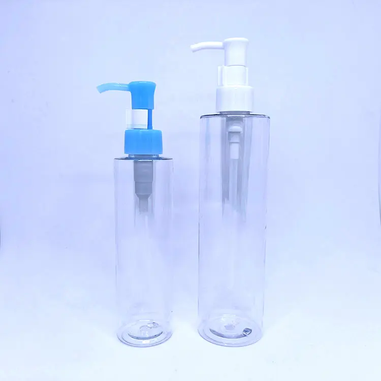 180/200/500ml Kosmetik verpackung PET-Plastik flasche mit Pumpe für Aerosol und Shampoo Langlebige und stilvolle Plastik flasche
