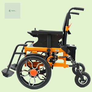 Silla de ruedas eléctrica plegable de acero motorizada de alta potencia de 500W, diseño compacto de viaje portátil para personas mayores y discapacitadas - Product Image 1