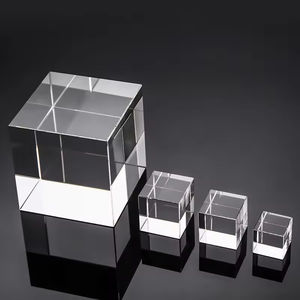 Honneur de cristal personnalisé clair blanc optique <span class=keywords><strong>K9</strong></span> bloc de verre blanc gravure laser cube de cristal - Product Image 2