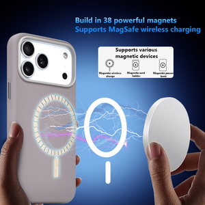 <strong>Low</strong> <strong>Price</strong> Shockproof <strong>Mobile</strong> Accessories Magnetic Phone Cover with Plastic Frame for iPhone 14 15 16 17 Pro Air - Product Image 5