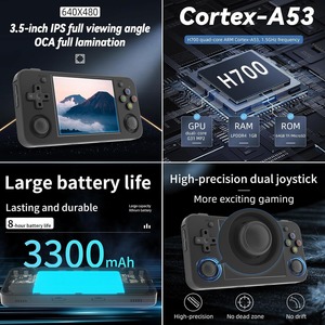 Console de jeu portable rétro Linux avec carte 64G préchargée de 5570 jeux, écran IPS de 3,5 pouces, prend en charge l'accès au magasin Aivuidbs - Product Image 3