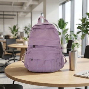 <span class=keywords><strong>Sac</strong></span> <span class=keywords><strong>à</strong></span> <span class=keywords><strong>dos</strong></span> d'école élégant en toile violet taro respirant, style japonais artistique vintage, <span class=keywords><strong>sac</strong></span> <span class=keywords><strong>à</strong></span> <span class=keywords><strong>dos</strong></span> <span class=keywords><strong>de</strong></span> <span class=keywords><strong>voyage</strong></span> d'été <span class=keywords><strong>pour</strong></span> <span class=keywords><strong>femme</strong></span>, décontracté au quotidien - Product Image 1